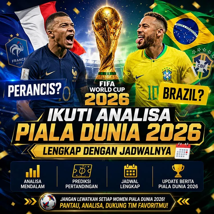 Perancis? Brazil? Ikuti Analisa Piala Dunia 2026 Lengkap Dengan Jadwalnya